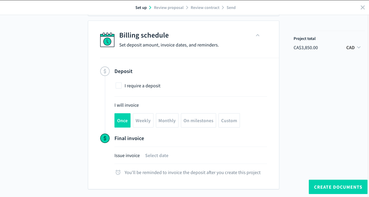 AND.CO Billing Schedule-1