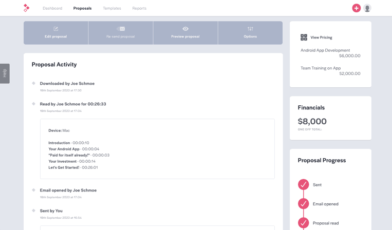 Better Proposals interaction tracking 2