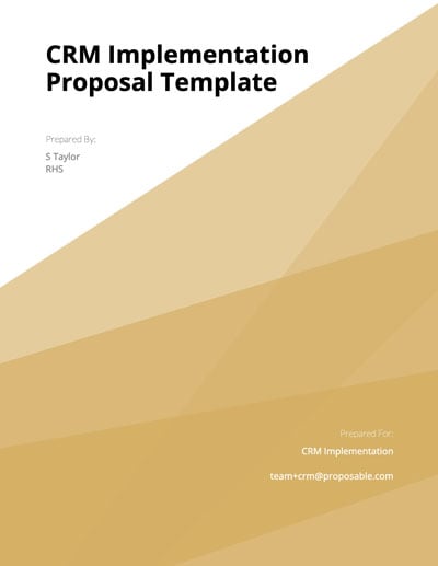 CRM-Implementation-Proposal-Template