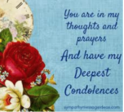 customer service writing condolences