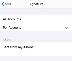 mobile signature setup