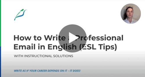 professional email english video thumbnail