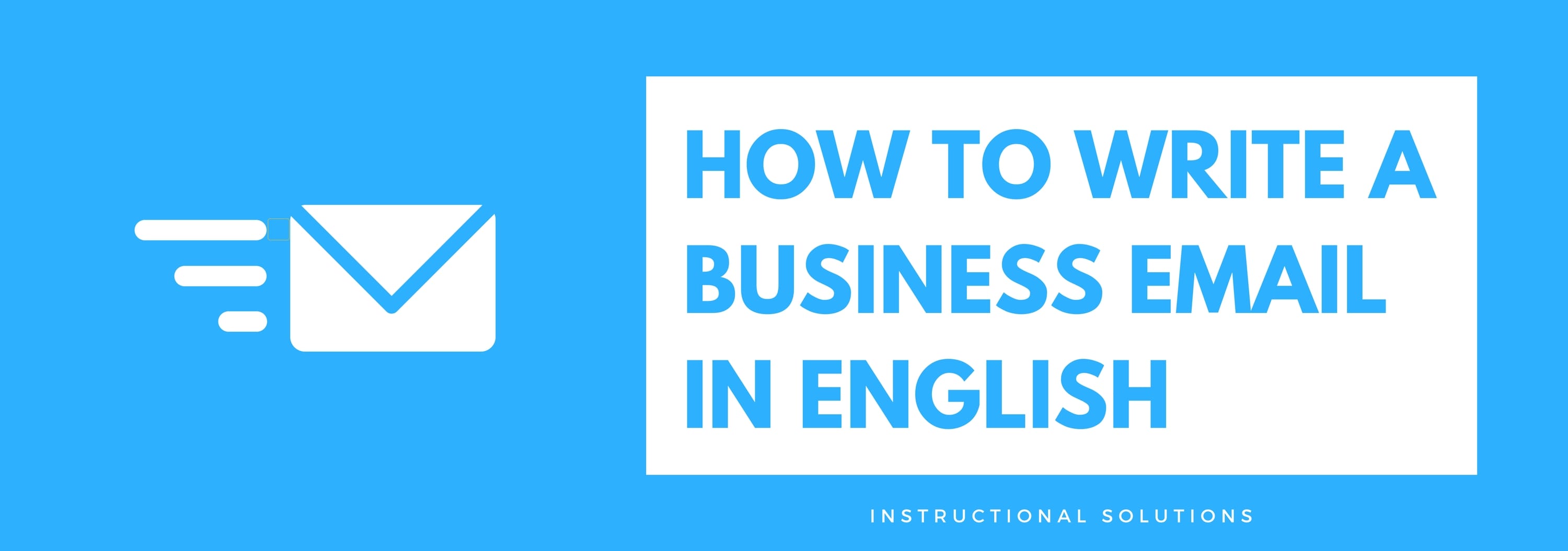 Tips on How to Write a Professional Email in English