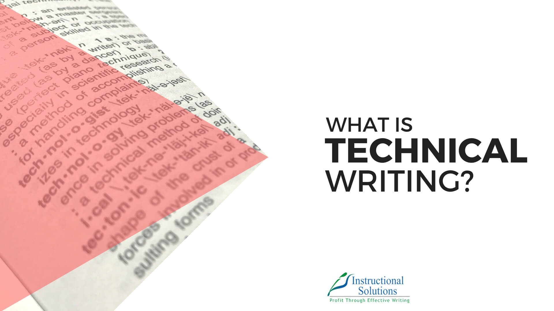 What is Technical Writing? [New Definition for 2017]