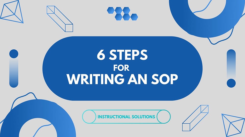 6 Steps for Writing an SOP