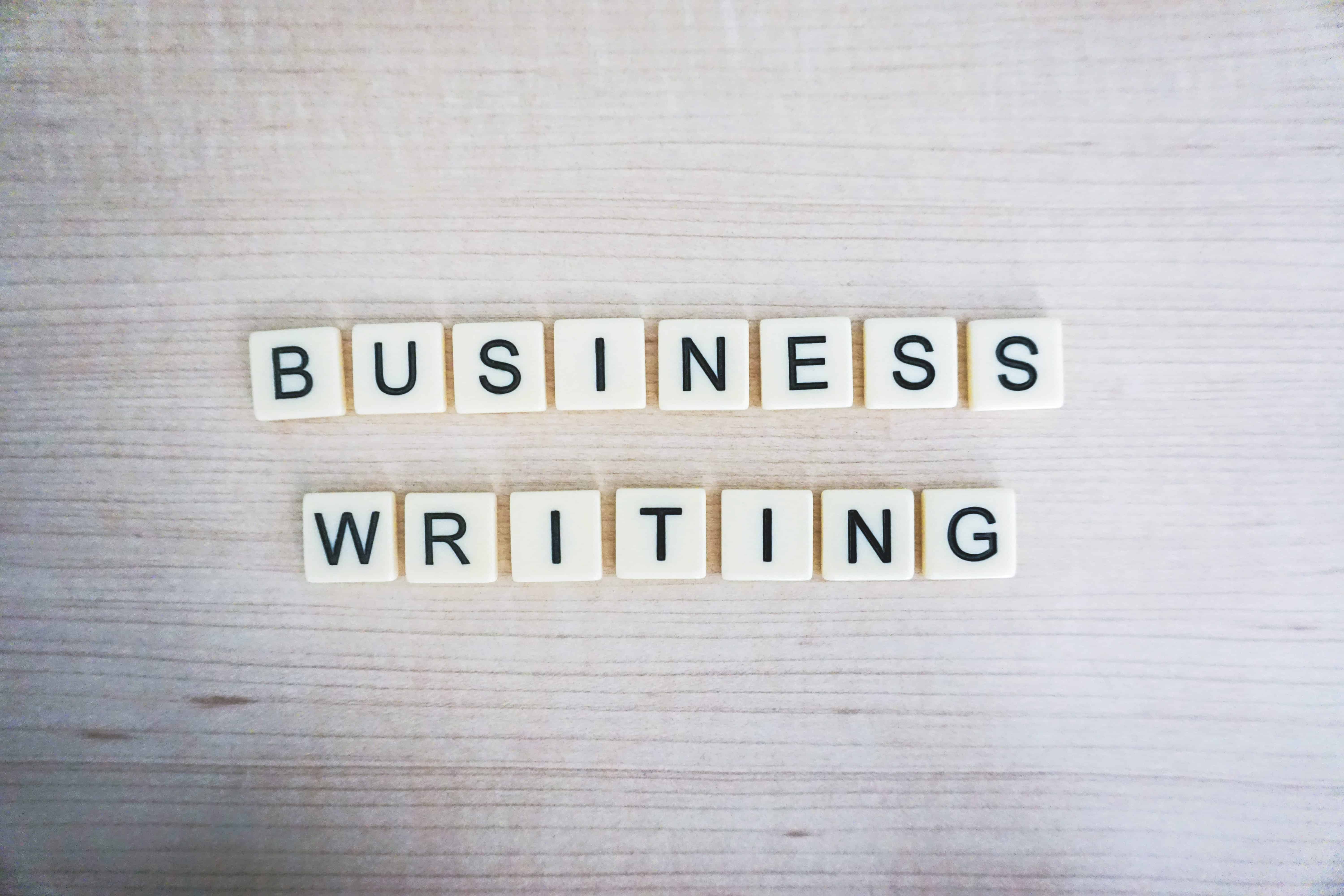 what is business writing definition