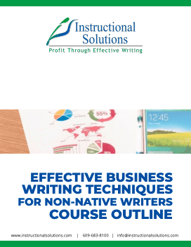 business writing non native writers outline image